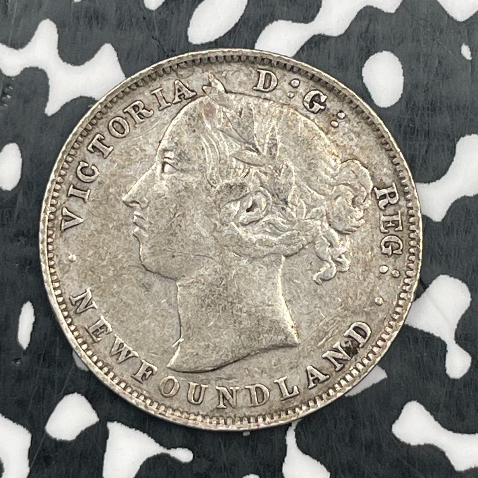 1900 Newfoundland 20 Cents Lot#N1149 Silver!