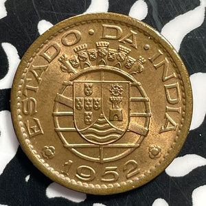 1952 Portuguese India 1 Tanga Lot#T1128 High Grade! Beautiful!