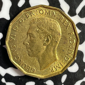 1941 Great Britain 3 Pence Threepence Lot#E1894 Nice!