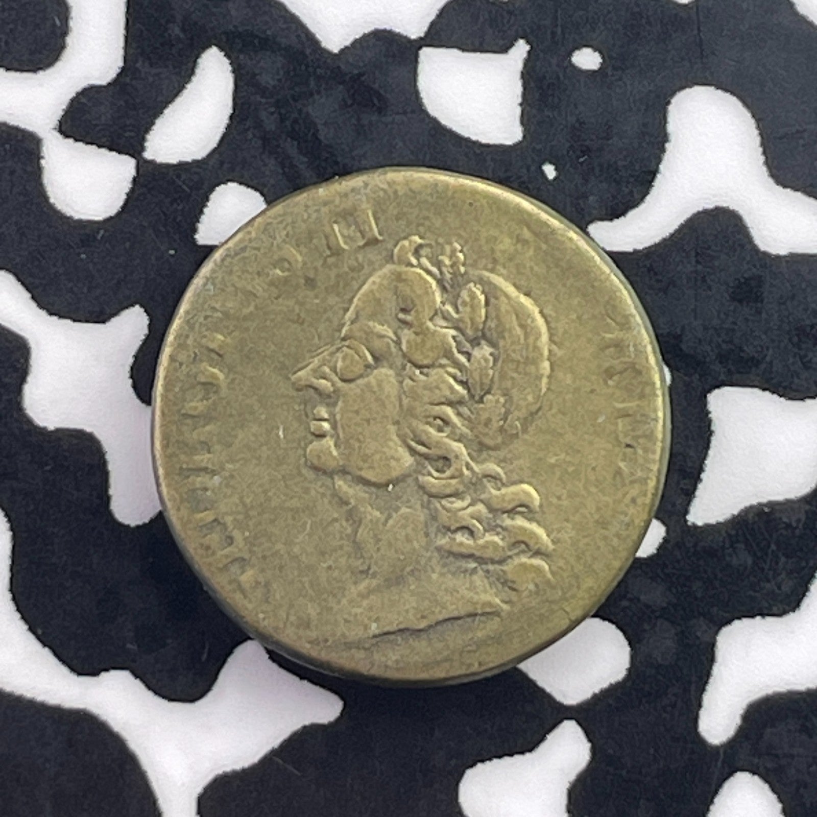 Undated Great Britain George II 1/2 Guinea Coin Weight Lot#C6825