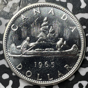 1965 Canada $1 Dollar Lot#D7027 Large Silver Coin! Proof! High Grade! Beautiful!
