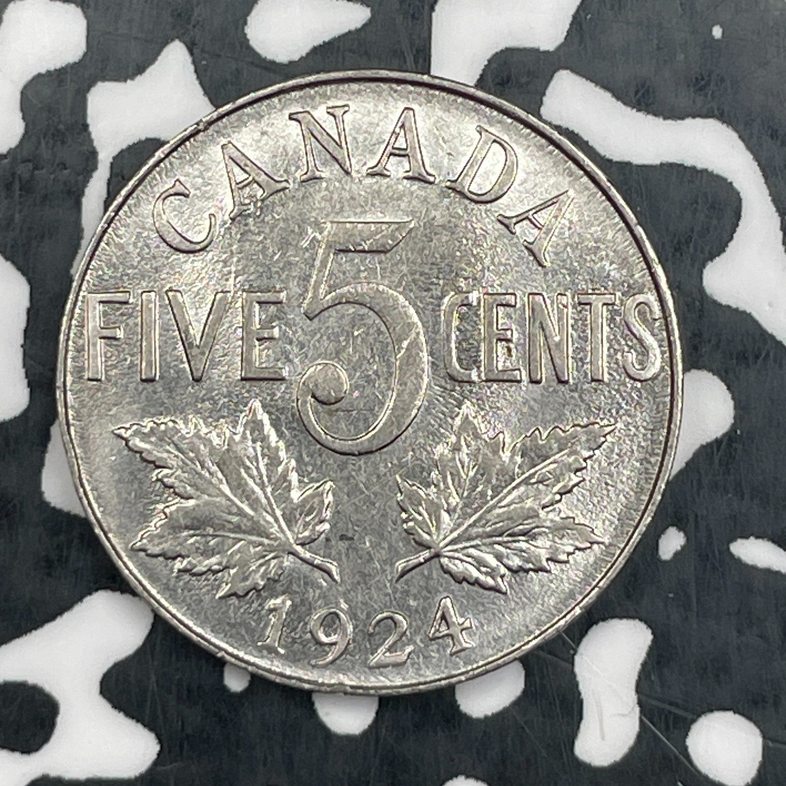1924 Canada 5 Cents Lot#N2159 Nice!