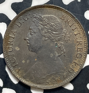1884 Great Britain Farthing Lot#T9927