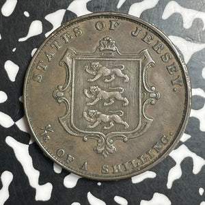1861 Jersey 1/13 Shilling Lot#T6686 Nice!