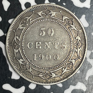 1900 Newfoundland 50 Cents Lot#T6007 Silver!
