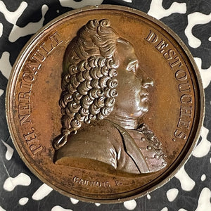 1816 France Philippe Destouches Medal By Caunois Lot#JM9215 41mm