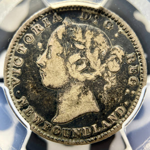 1882-H Newfoundland 10 Cents PCGS VF20 Lot#G9856 Silver!