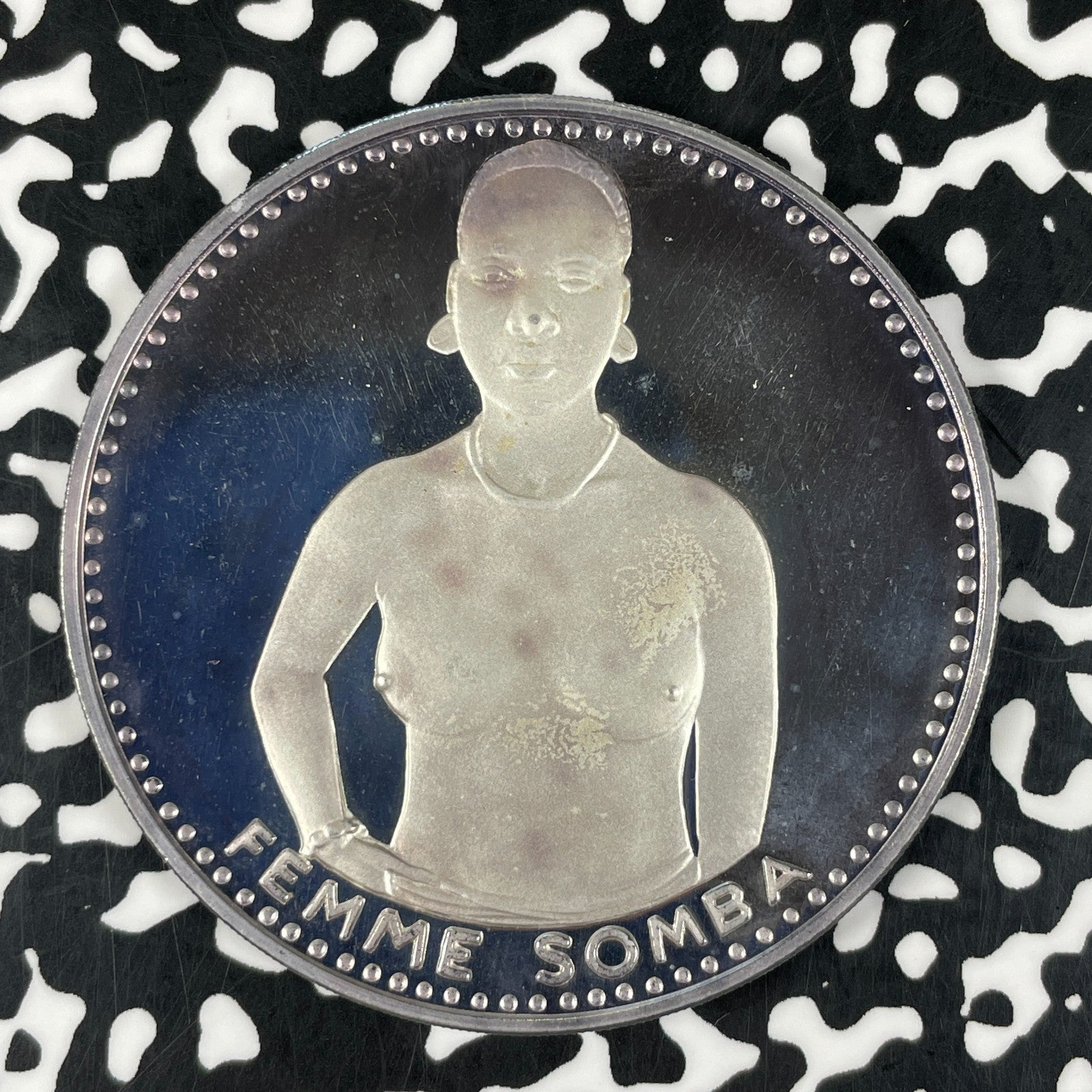 1971 Dahomey Independence Anniversary 1000 Francs Lot#OV1915 Silver! Proof!