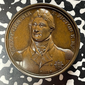 "1812" (1820) G.B. Capture Of Badajoz Medal Lot#JM9360 BHM#730, 41mm