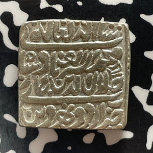 (19th Century) India Islamic AR Token Emulating Square Rupee of Akber Lot#T5490