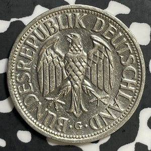 1950-G West Germany 1 Mark Lot#E6977 Nice!