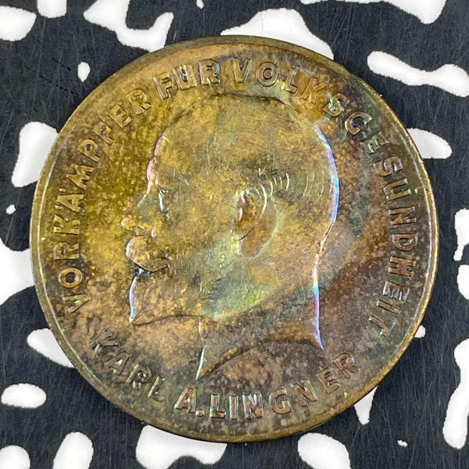 (1932) Germany 10 Warenpunkte Token Lot#F4846 High Grade! Beautiful!