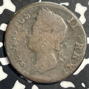 1744 Ireland 1/2 Penny Half Penny Lot#E7984