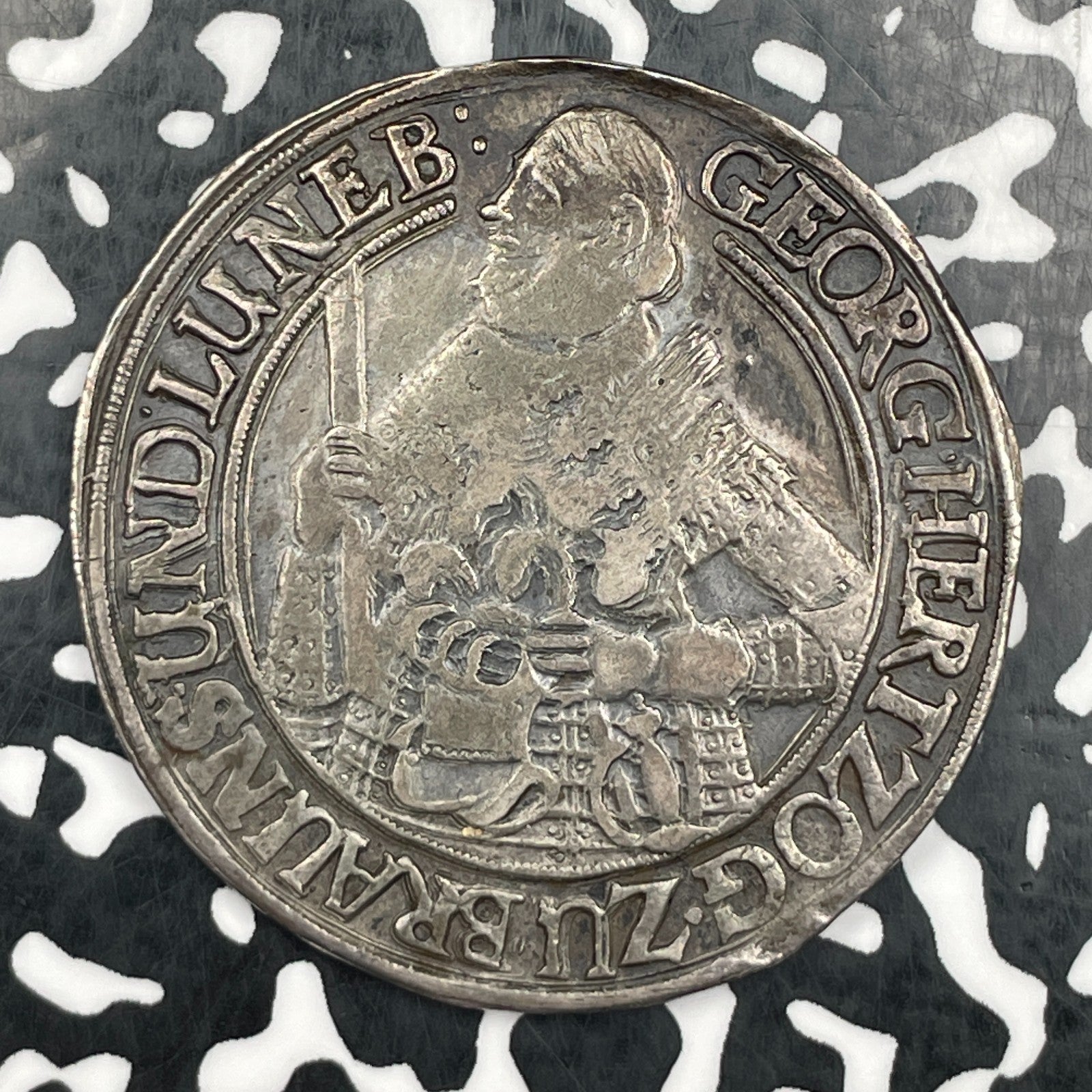 1641-HS Germany Brunswick-Luneburg-Calen. 1 Thaler Lot#JM1988 Silver! DAV-6506