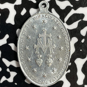 Undated U.S. Jesus/Immaculate Conception Religious Medalet Lot#E0801 21x29mm