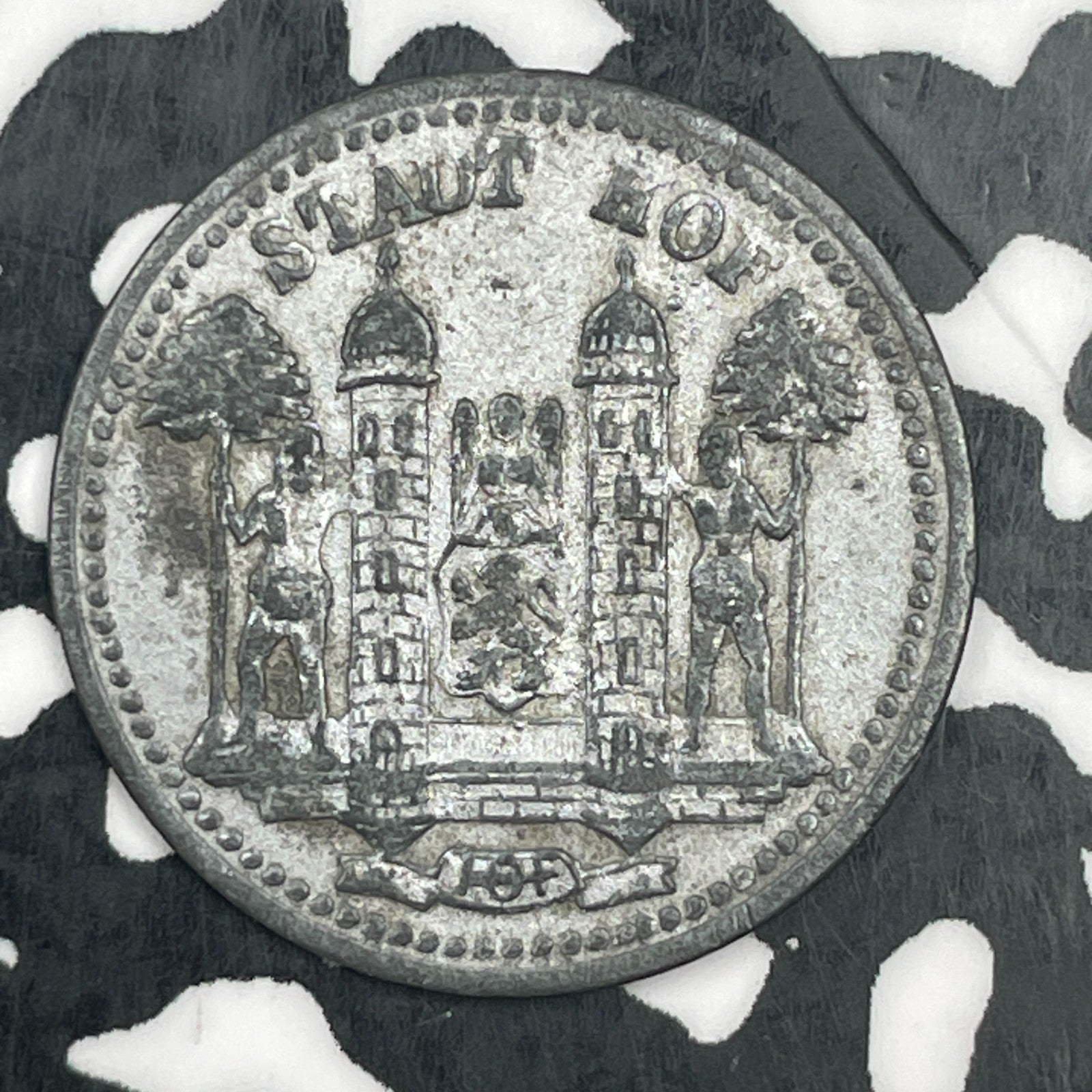 1918 Germany Hof 10 Pfennig Notgeld Lot#F8762