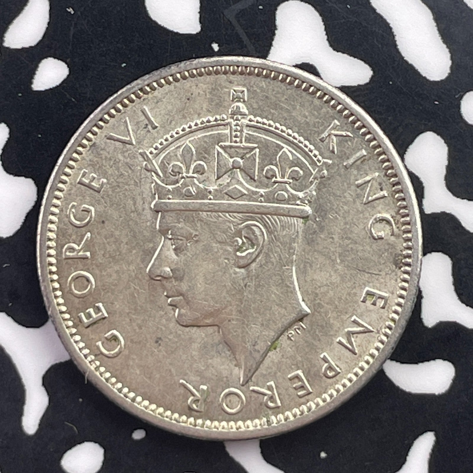 1943-S Fiji 1 Shilling Lot#C5493 Silver! High Grade! Beautiful!