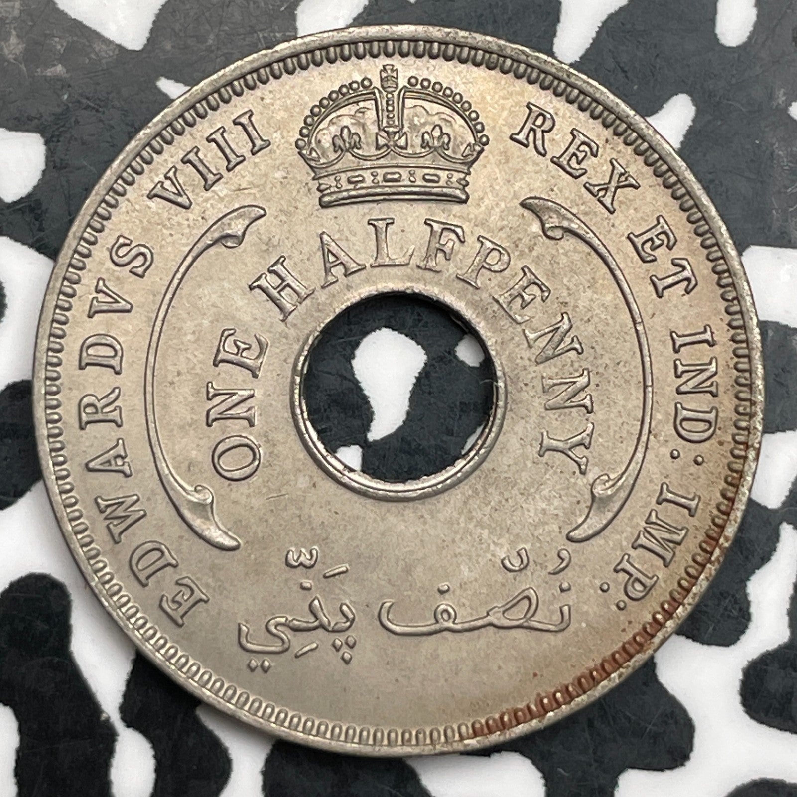 1936 British West Africa 1/2 Penny Half Penny Lot#F7923