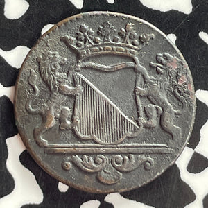 1780 Netherlands East Indies Utrecht 1 Duit Lot#T7454