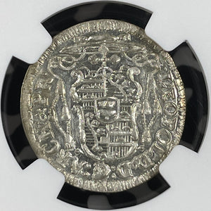 1730 Austria Salzburg 4 Kreuzer NGC MS65 Lot#G9989 Silver! Solo Top Graded!