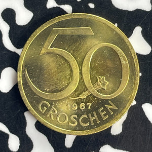1967 Austria 50 Groschen Lot#T8557 Proof!