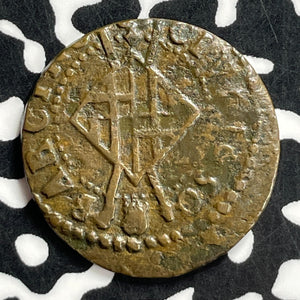 1650 Spain Catalonia 1 Seiseno Lot#JM9770 Scarce! KM#27