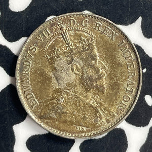 1907 Canada 5 Cents Lot#T7010 Silver! Nice!