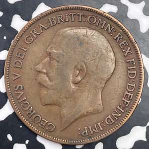 1918-KN Great Britain 1 Penny Lot#C1338 Better Date