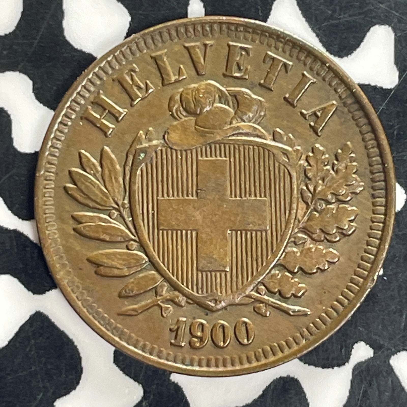 1900-B Switzerland 2 Rappen Lot#C5051