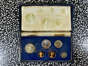 1966 Australia 6x Coin Proof Set Lot#B2606 Silver! Box Water Damaged