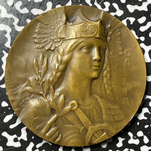 (1925) France 'Gallia' Medal By Pierre-Alexander Morlon Lot#OV1205 64mm