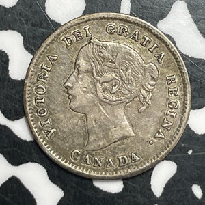 1871 Canada 5 Cents Lot#JM9502 Silver! Nice!