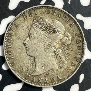 1874-H Canada 25 Cents Lot#T1048 Silver!