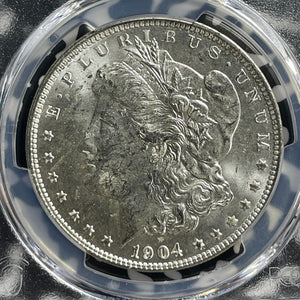 1904-O U.S. $1 Morgan Dollar PCGS MS62 Lot#G427 Silver! Nice UNC!