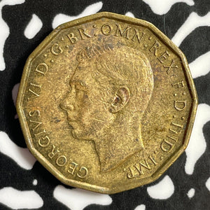 1942 Great Britain 3 Pence Threepence Lot#E1892 Nice!