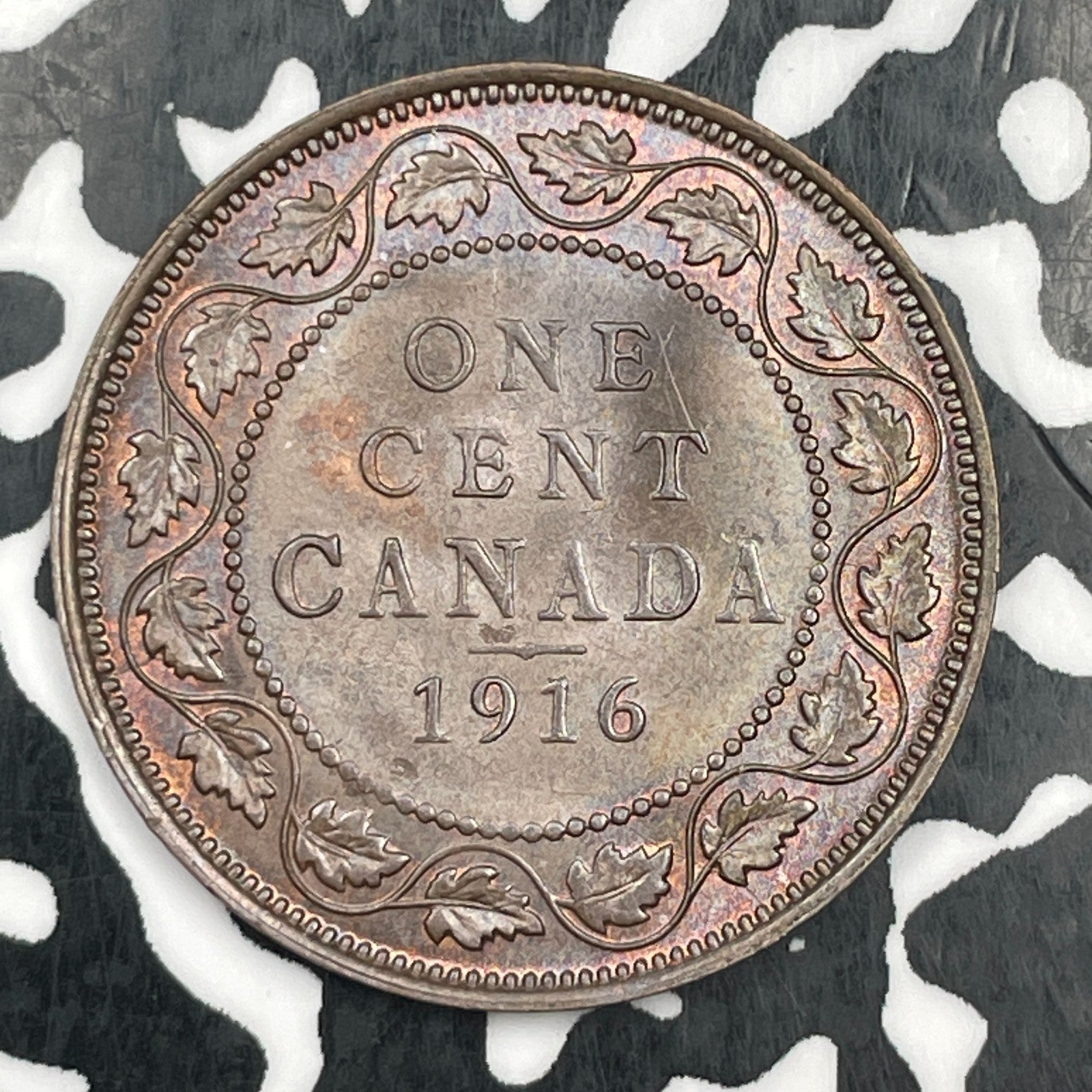 1916 Canada Large Cent Lot#F9235 High Grade! Beautiful!