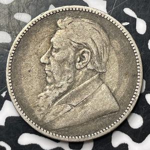 1896 South Africa 1 Shilling Lot#MK190 Silver!