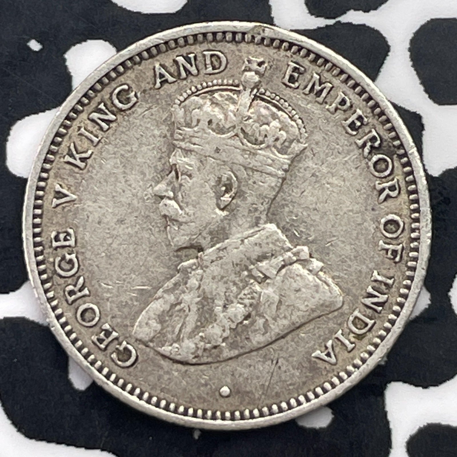 1936 British Honduras 10 Cents Lot#C2668 Silver!