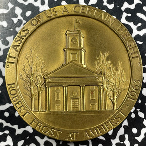 1963 (1981) U.S. Amherst College Robert Frost/Sabrina Society Medal Lot#B2132