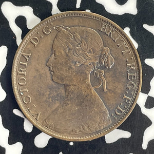 1861 Great Britain 1/2 Penny Half Penny Lot#T8667 Nice!