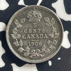 1906 Canada 5 Cents Lot#T7881 Silver! Nice!