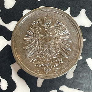 1887-F Germany 1 Pfennig Lot#T5767 High Grade! Beautiful!