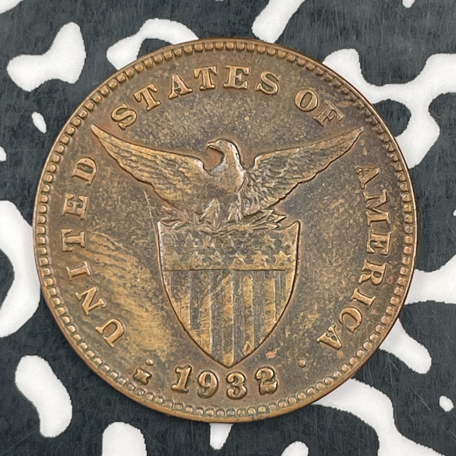1932-M U.S. Philippines 1 Centavo Lot#F8272