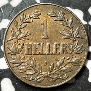 1907-J German East Africa 1 Heller Lot#D7465 High Grade! Beautiful!