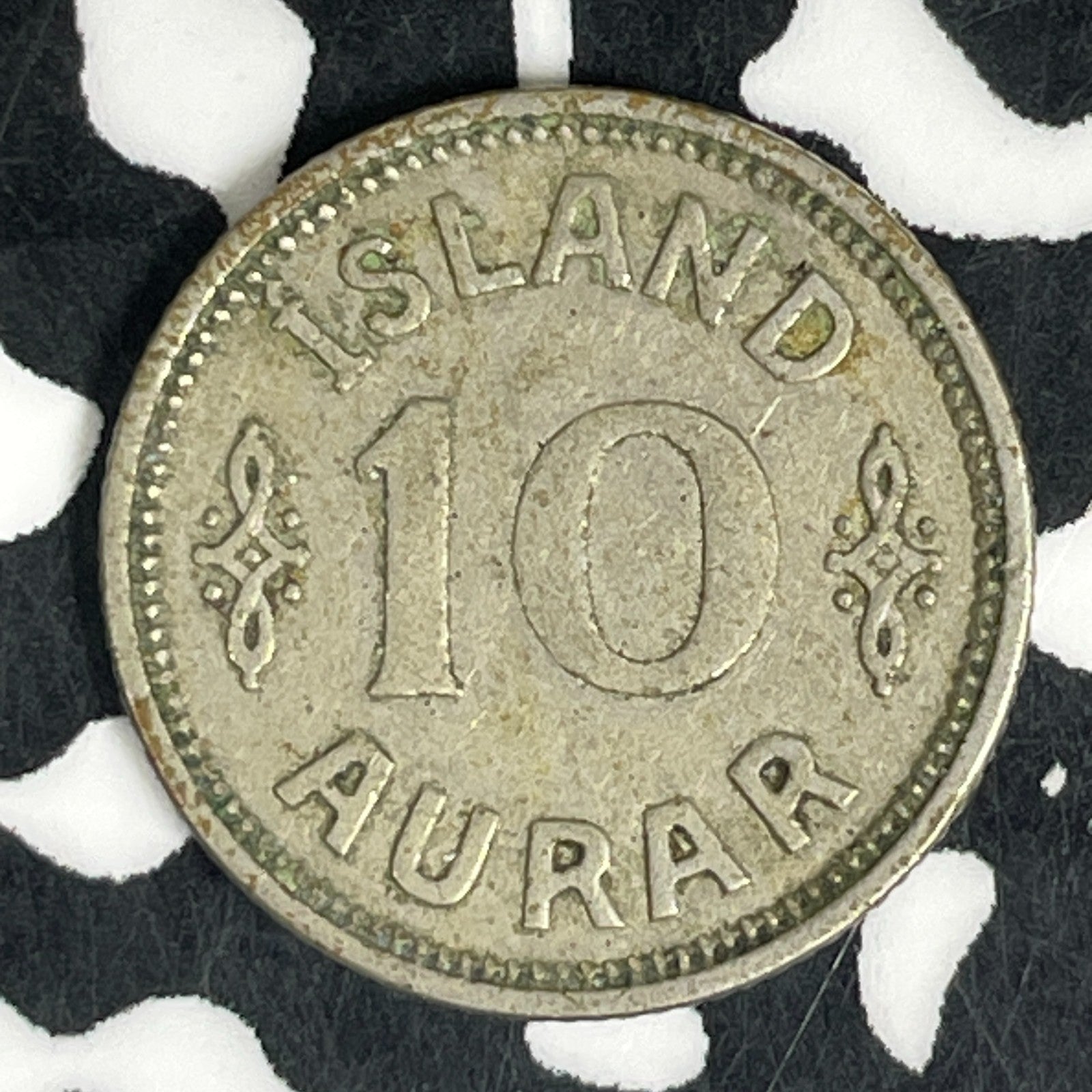 1936 Iceland 10 Aurar Lot#C6095 Nice!