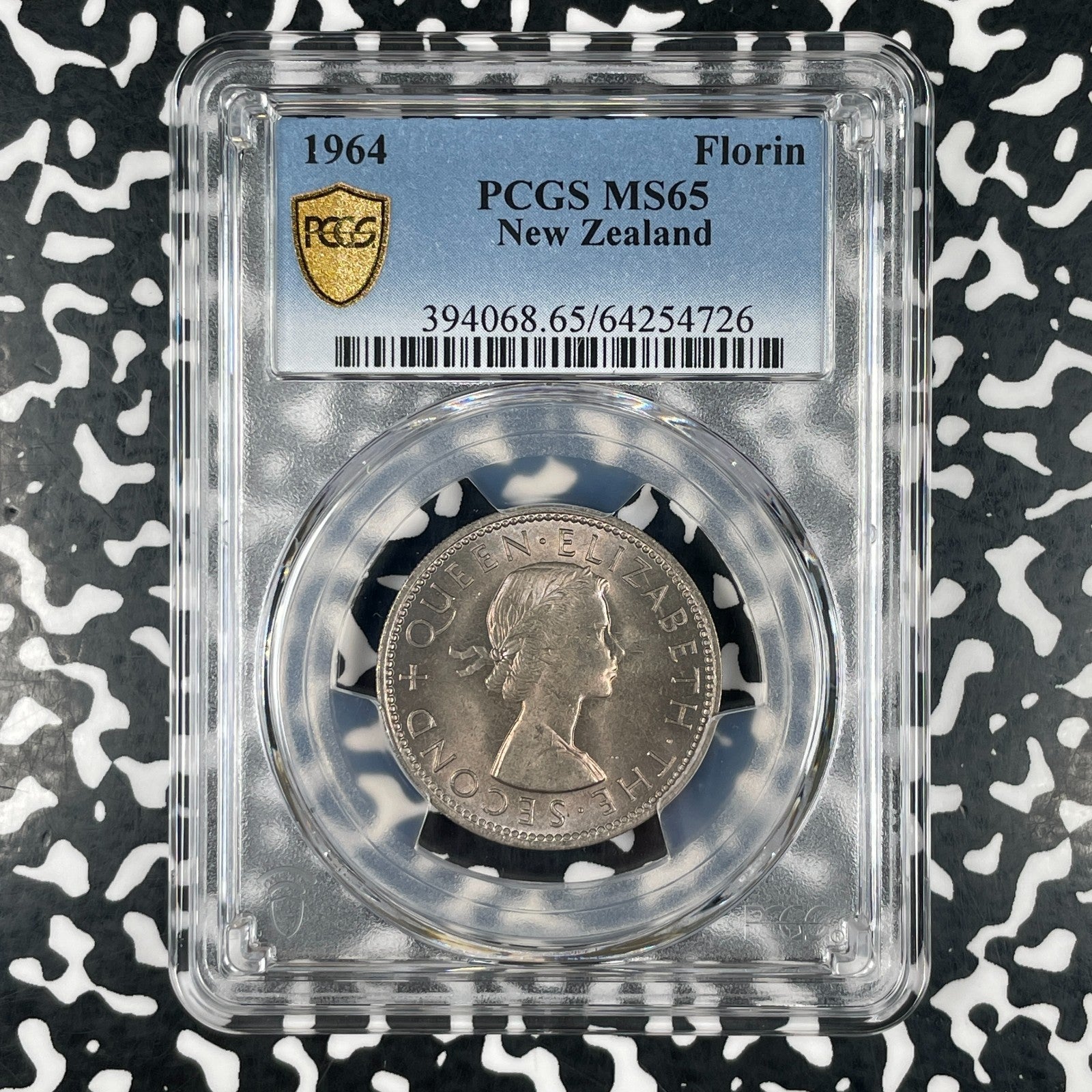 1964 New Zealand 1 Florin PCGS MS65 (Many Available) (1 Coin Only)