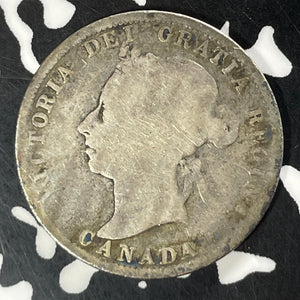 1890-H Canada 25 Cents Lot#T4859 Silver!