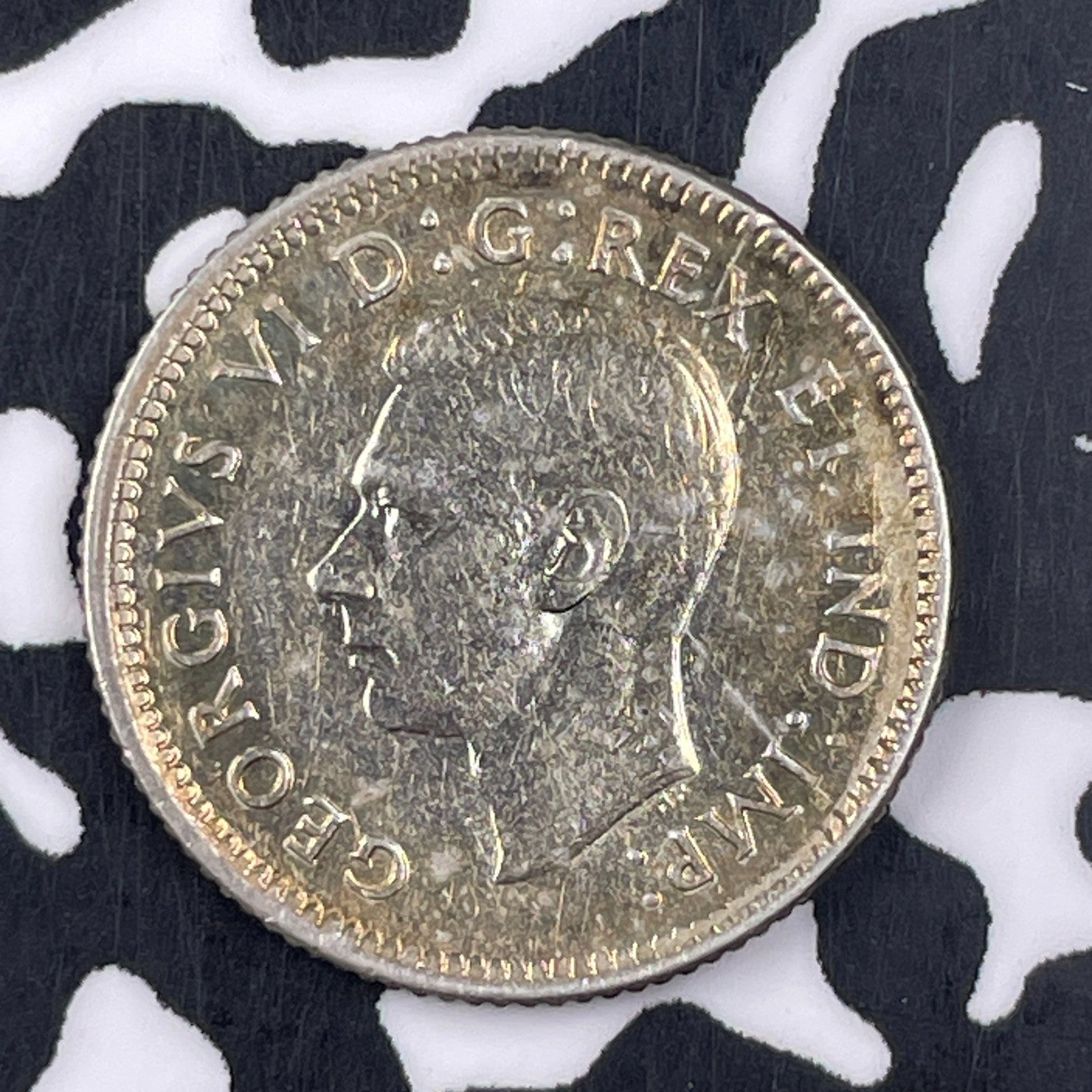 1943 Canada 10 Cents Lot#F3737 Silver! Nice!
