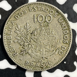 1901 Brazil 100 Reis Lot#E4446