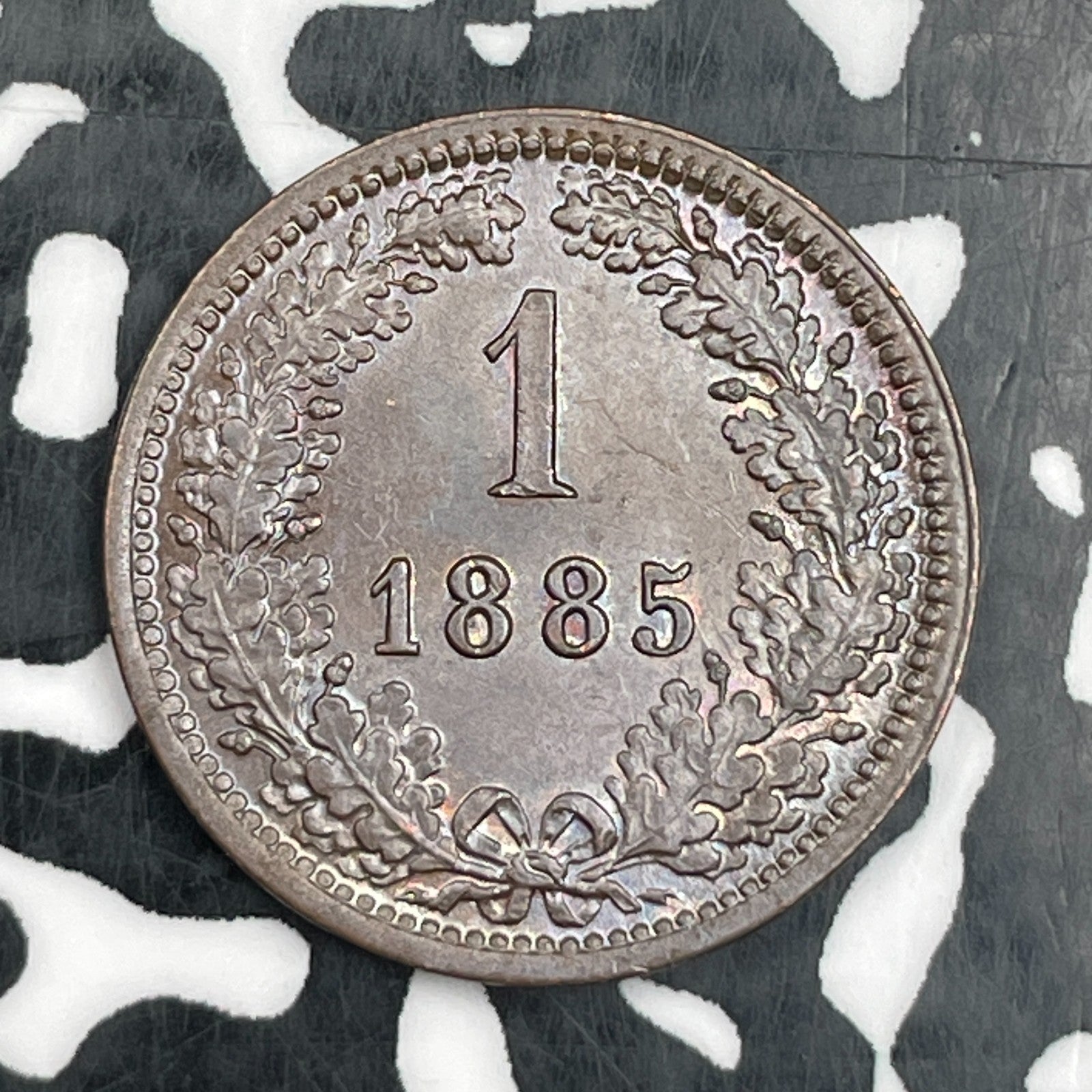 1885 Austria 1 Kreuzer Lot#N2201 High Grade! Beautiful!